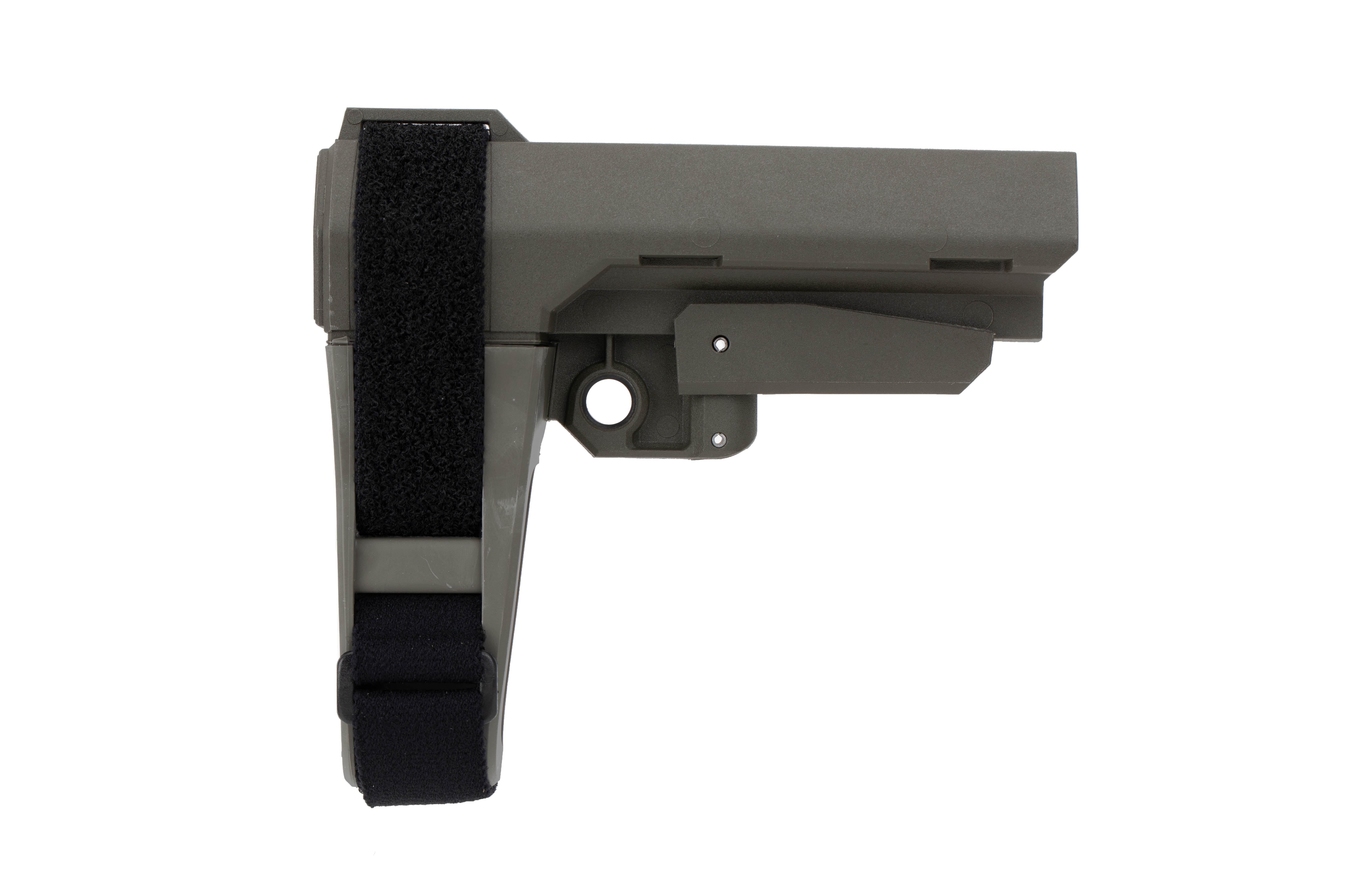 SB Tactical SBA3 AR Stabilizing Brace - ODG - No Receiver Extension